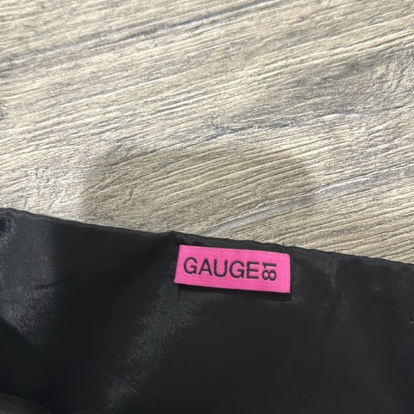 • GAUGE81 • Women’s Saratov Draped One-Shoulder Dress Mini Black XS - Picture 5 of 5